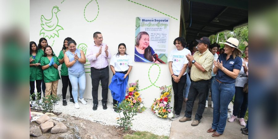 Inauguración del Nuevo Centro Técnológico "Blanca Segovia", San Rafael del Norte, Jinotega