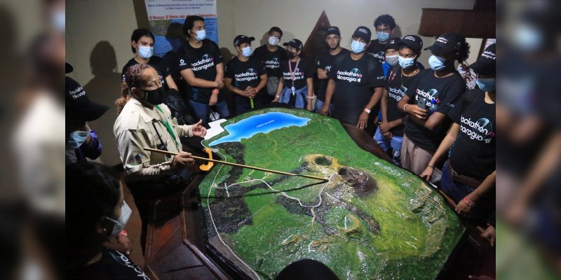 Finaliza la expedición de los jóvenes creativos en el Parque Nacional Volcán Masaya