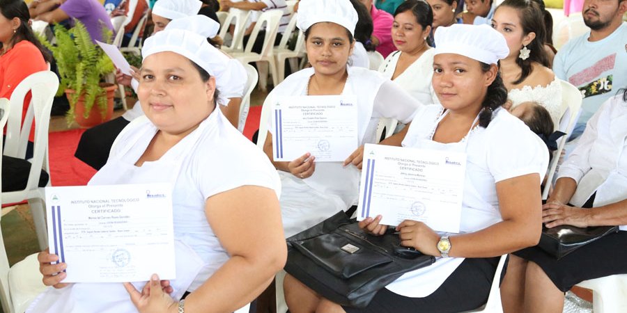 INATEC certifica a protagonistas de comunidades de Nueva Guinea