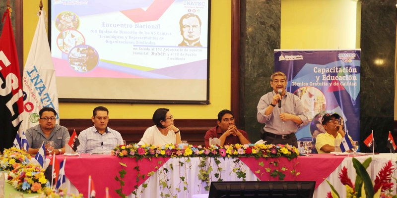 INATEC realiza Encuentro Nacional con Equipos de Dirección y Organizaciones Sindicales