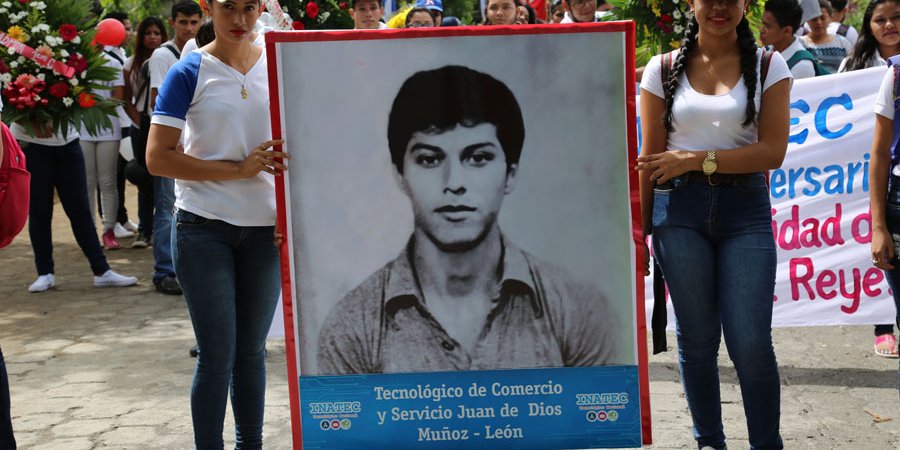 Jóvenes técnicos conmemoran a Juan de Dios Muñoz,  #OrgulloDeMiPatria