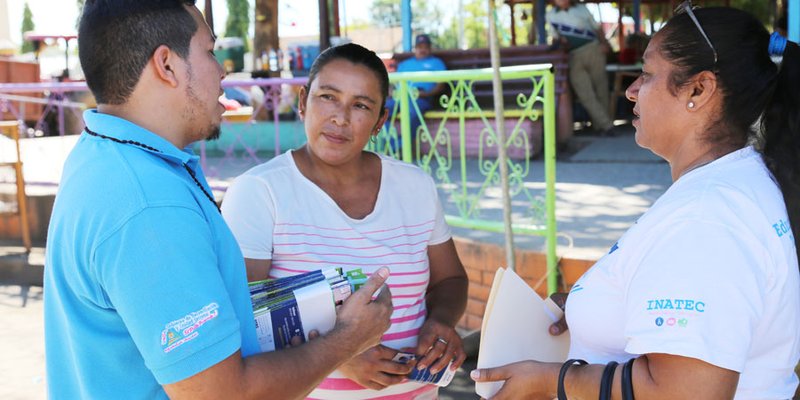 Promoción de Matricula en la Paz Centro