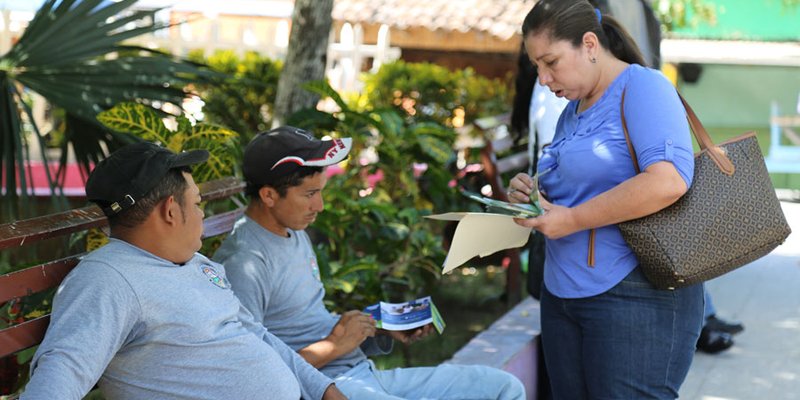 Promoción de Matricula en la Paz Centro