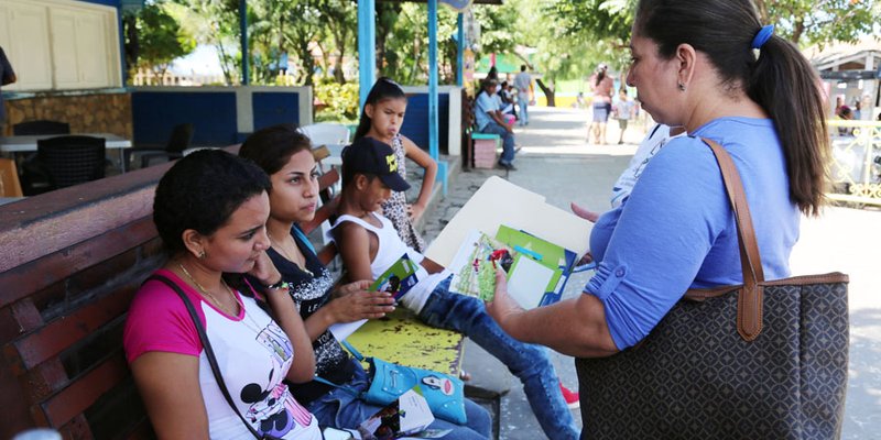 Promoción de Matricula en la Paz Centro