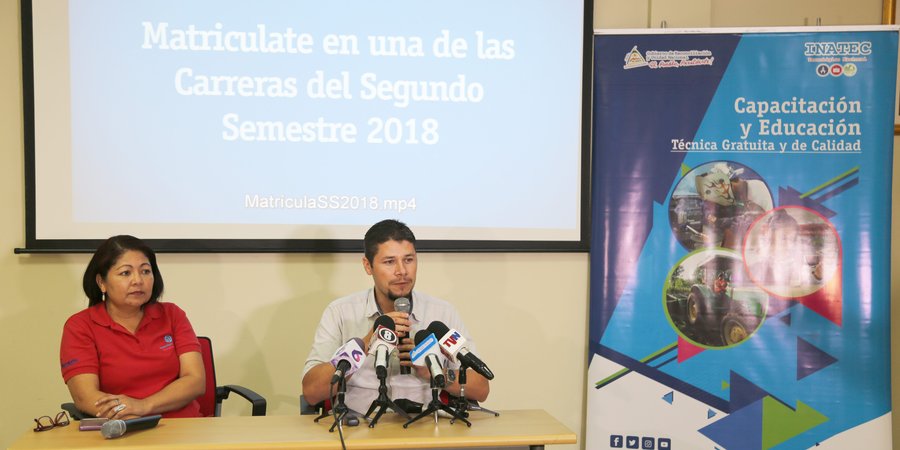 INATEC apertura matrícula para este segundo semestre 2018