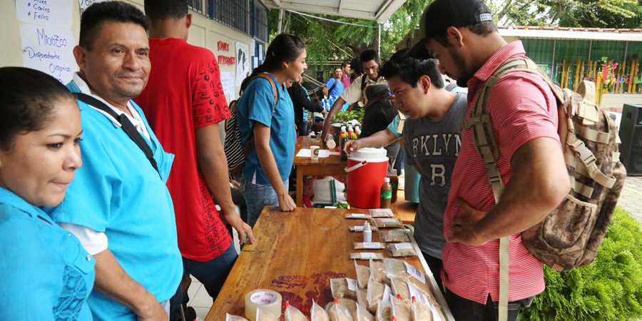 Presentan distintos proyectos agrícolas en feria del Día del Agrónomo