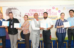 Centro Nacional de Capacitación “Comandante Carlos” entrega certificados a 550 servidores públicos
