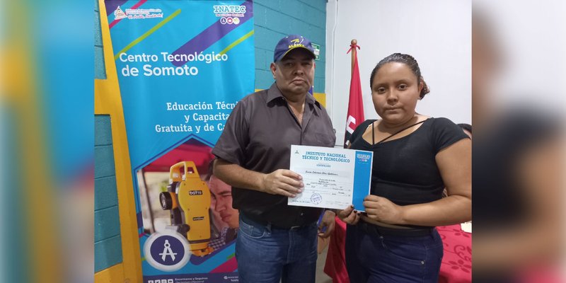 Promocionan a protagonistas de cursos en San Juan de Río Coco, Madriz