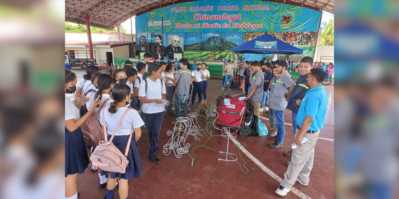 Centros Tecnológicos de Chinandega realizan el Festival Departamental “Estudia una carrera técnica”