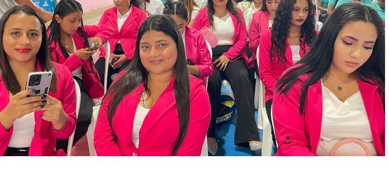 200 protagonistas egresan de la Escuela Municipal de Oficio en Siuna en celebración de las Fiestas Patrias