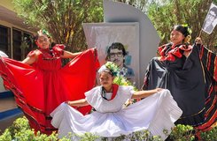 Estudiantes técnicos rinden homenaje a los  Héroes de Los Sabogales con arte y cultura