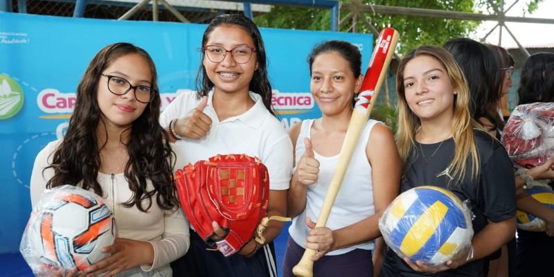 INATEC entrega utilaje deportivo para fortalecer la recreación sana de más de 50 mil estudiantes