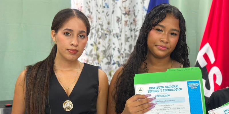Más de 120 protagonistas reciben certificados en cursos libres y tecnológicos en Puerto Cabezas
