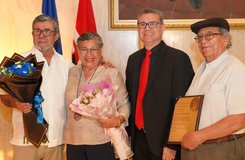 Maestros del Centro Cultural y Politécnico José Coronel Urtecho reciben reconocimiento por su trayectoria artística