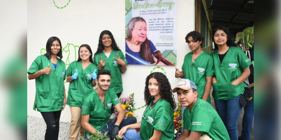 Inauguración del Nuevo Centro Técnológico "Blanca Segovia", San Rafael del Norte, Jinotega