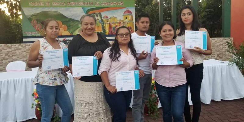 Protagonistas del municipio La Concepción culminan cursos de capacitación técnica