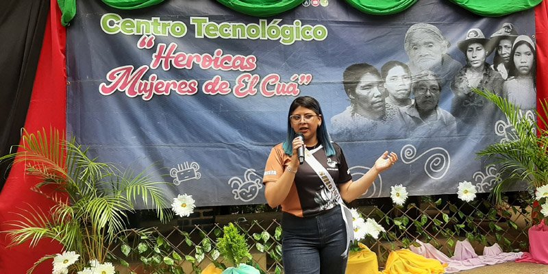 Primer Aniversario del Centro Tecnológico Heroicas Mujeres de “El Cuá”