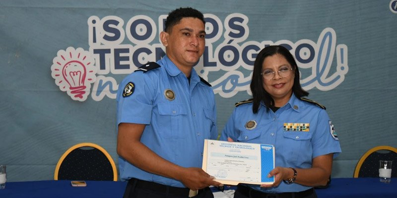 Policía Nacional y INATEC Gradúan y Lanzan Nueva Edición del Programa Angelita Morales Avilés