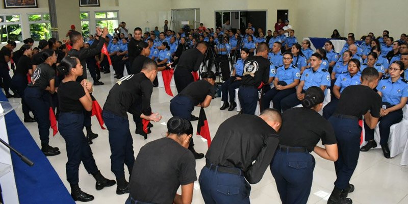 Policía Nacional y INATEC Gradúan y Lanzan Nueva Edición del Programa Angelita Morales Avilés