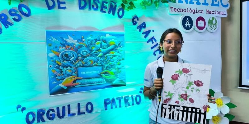 Estudiantes de Diseño Gráfico del Tecnológico Bidkar Muñoz celebran Concurso “Orgullo Patrio”