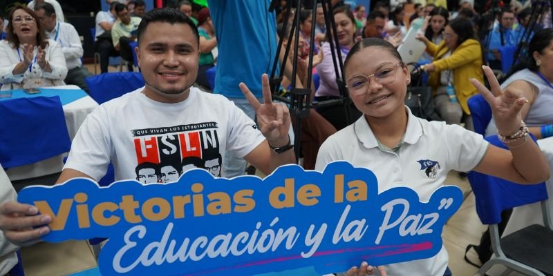 Comunidad educativa celebra Congreso Nacional de Educación "Victorias de la Educación y la Paz"