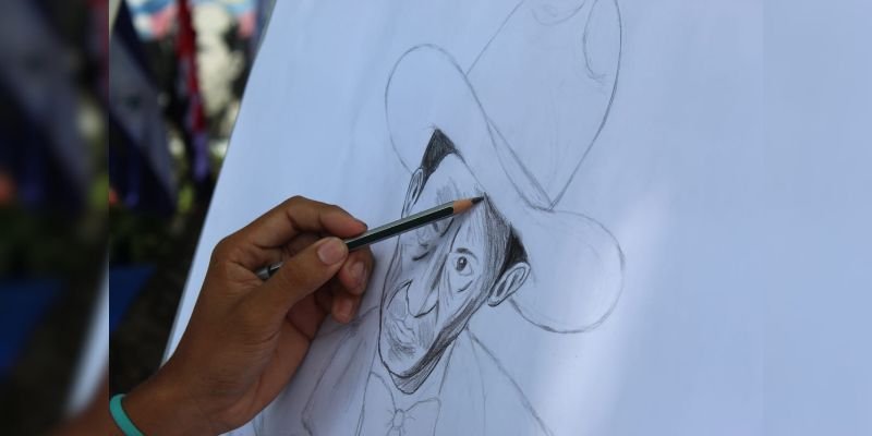 Homenaje al General Augusto C. Sandino:  "Una Flor para Sandino" en Masaya