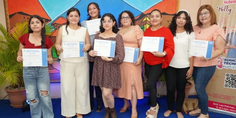 Managua celebra el talento culinario: 167 protagonistas egresan del Centro Tecnológico de Hotelería y Turismo “Nelly Flor de Pino”