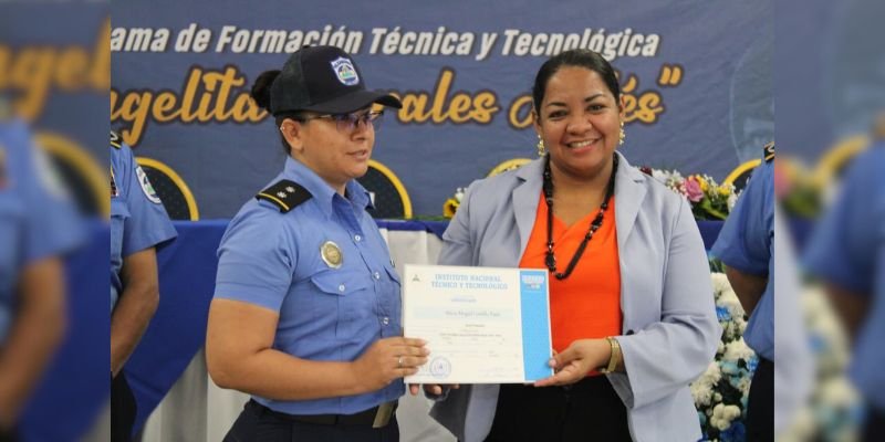 INATEC y Policía Nacional celebran la IV Edición del Programa Técnico “Angelita Morales Avilés”