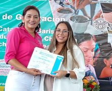 Celebran entrega de certificados a 40 protagonistas Especializados en Catación de Café y Barismo