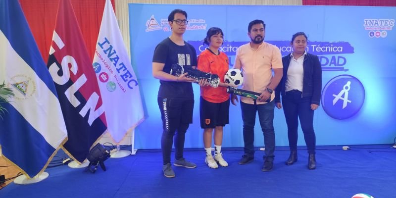 Juventud nicaragüense crece con deporte y  formación integral en INATEC