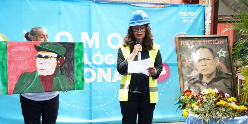 Juventud Técnica honra el legado del Comandante Tomás Borge con arte y compromiso