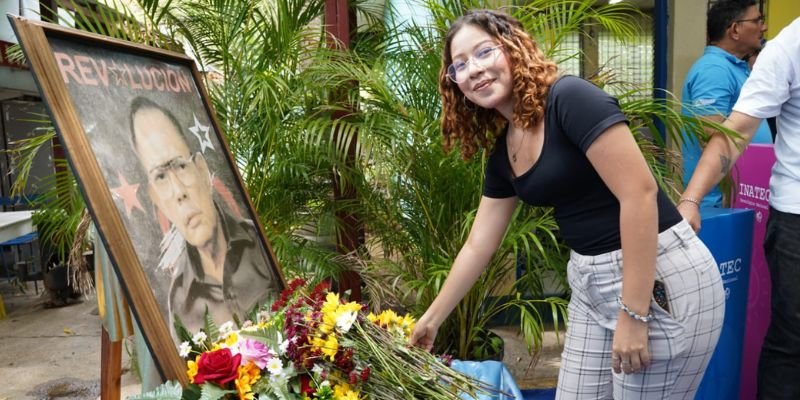 Juventud Técnica honra el legado del Comandante Tomás Borge con arte y compromiso