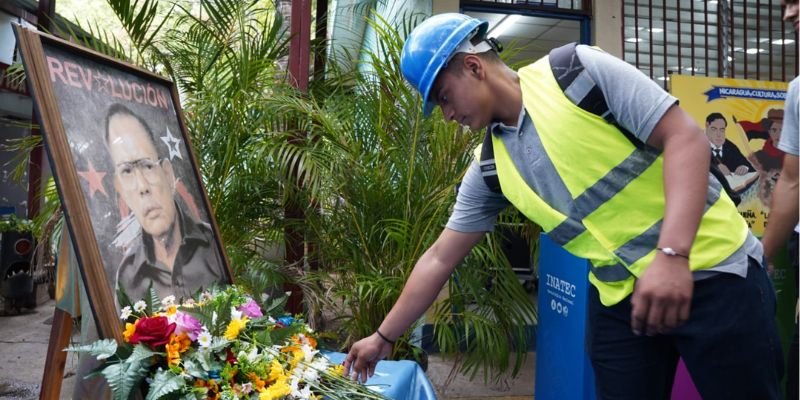 Juventud Técnica honra el legado del Comandante Tomás Borge con arte y compromiso