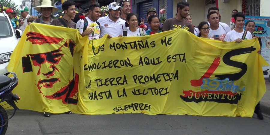 Estudiantes técnicos de Estelí rinden homenaje al Cmdte. Francisco Rivera, “El Zorro”