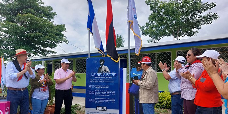 Celebran Día Nacional de la Alegría con  Inauguración del Centro Tecnológico Pablo Úbeda en Chontales