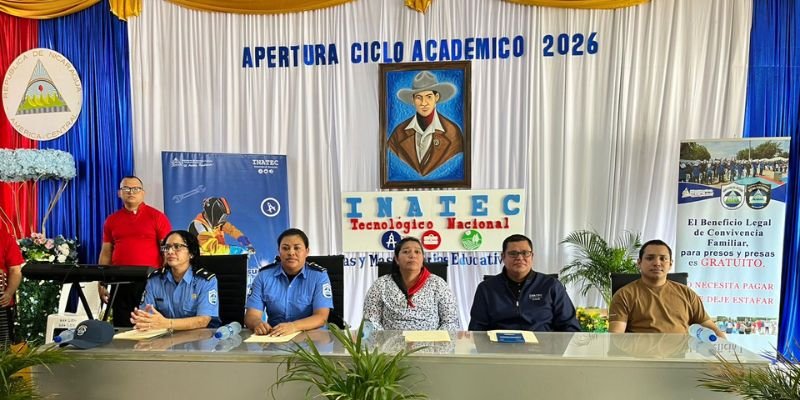 INATEC lanza oferta formativa para personas privadas de libertad 2026