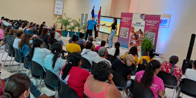 Encuentro de Intercambio con protagonistas del Programa Nacional Usura, Managua.