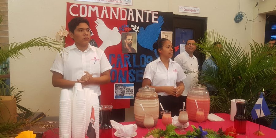 Estudiantes Técnicos recuerdan al Cmdte. Carlos Fonseca Amador