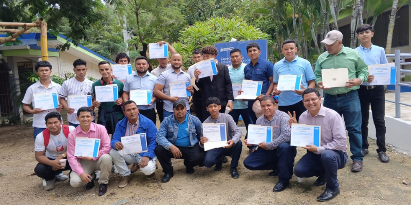 196 Protagonistas Culminan Cursos Técnicos en el Centro Tecnológico de Ocotal