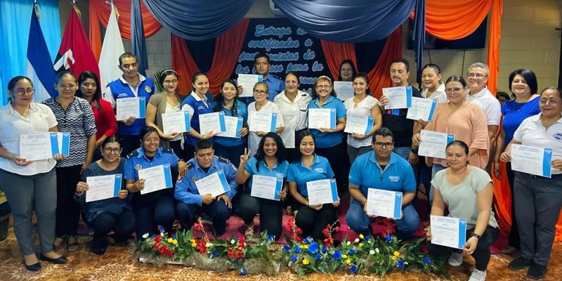 Más de 500 Servidores Públicos Certificados en Cursos de Inclusión y Braille en Nicaragua
