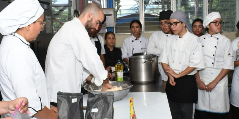 Taller de Gastronomía Italiana en Matagalpa